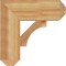 Ekena Millwork Westlake Craftsman Rough Sawn Bracket, Western Red Cedar, 6"W x 20"D x 20"H BKT06X20X20WTL04RWR - alternate 2